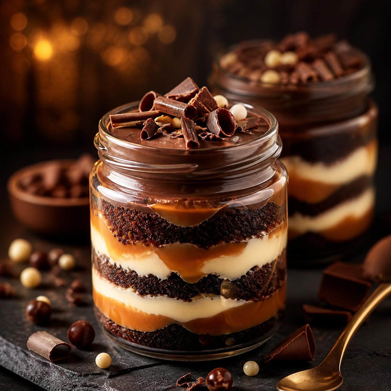 Bolo no pote gourmet